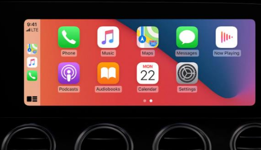 长海apple维修网点分享如何将iPhone连接到CarPlay 